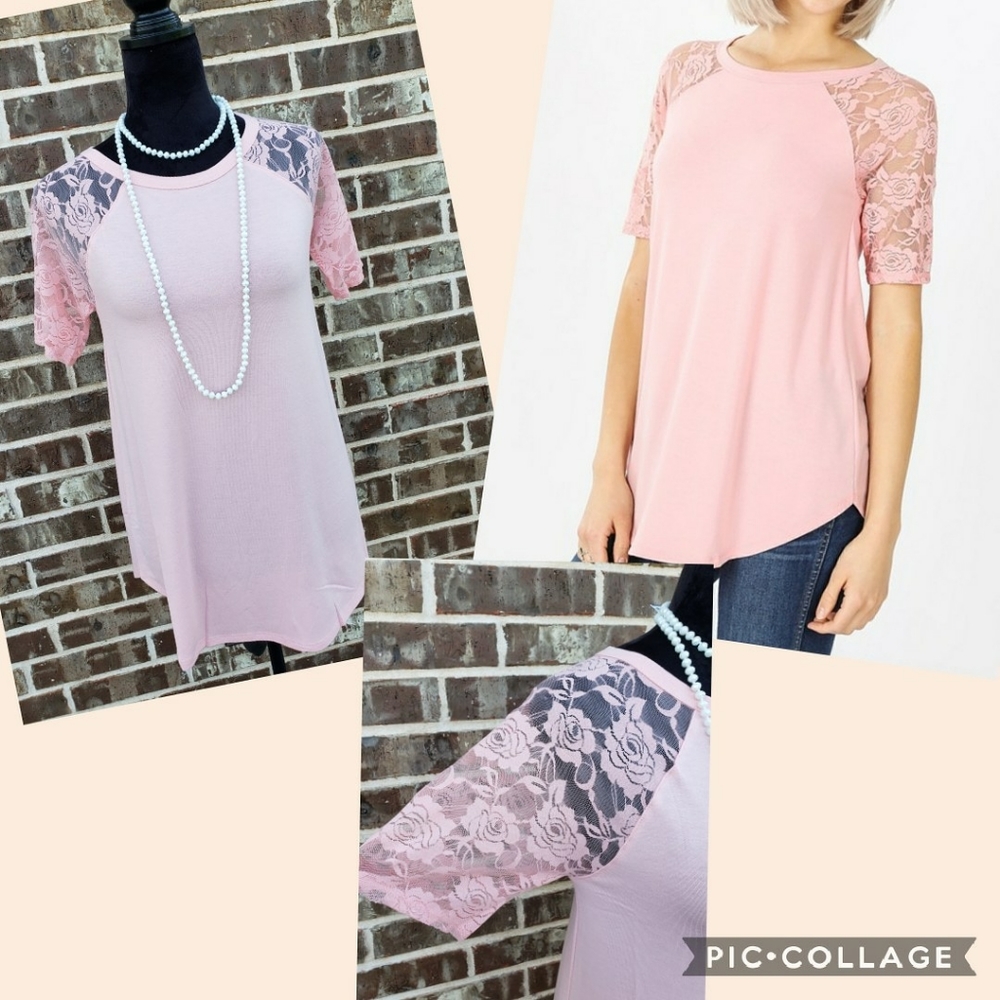Dusty Pink w/Lace